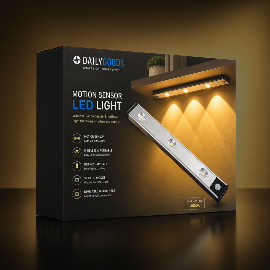 LED PIR Motion Sensor Cabinet With USB Rechargeble